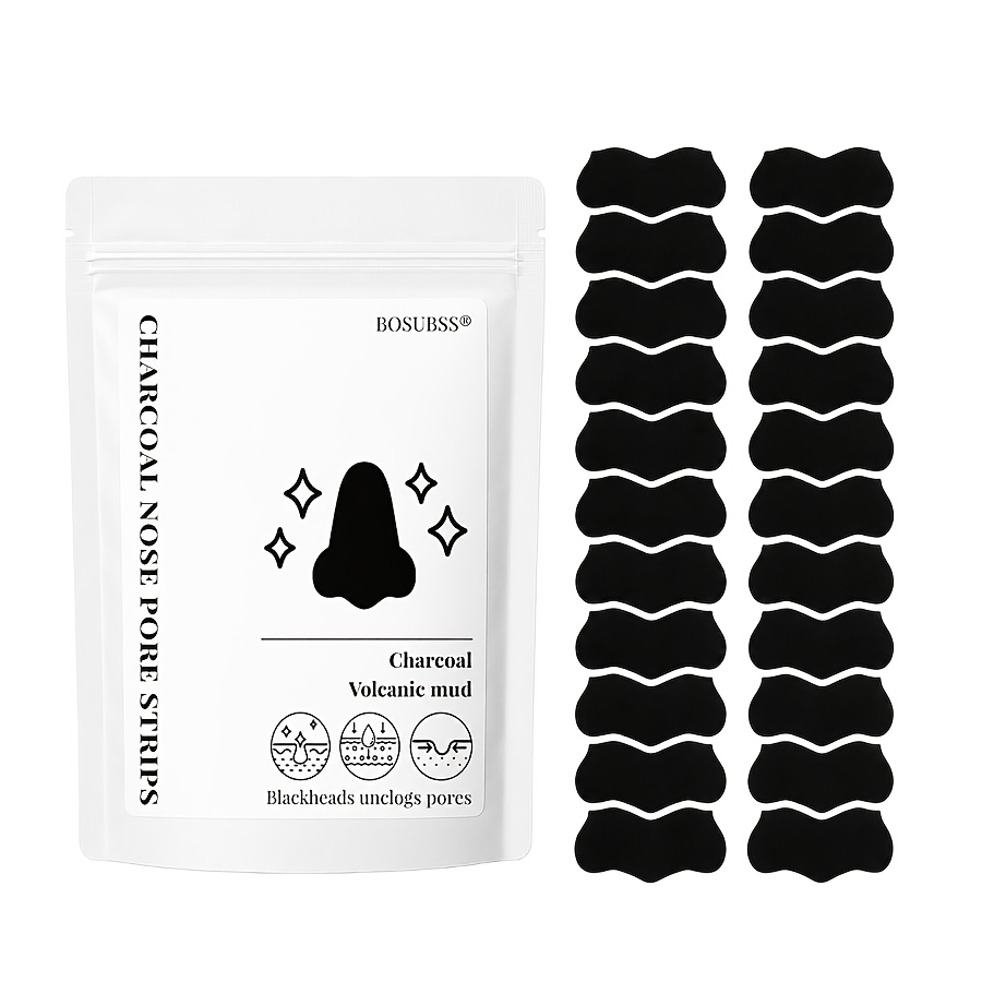 Herbal Wellness Tea - ティーツリーチャコールノーズストリップス 男女兼用 毛穴クレンジング オイルコントロール 簡単ホームフェイシャルスキンケア
