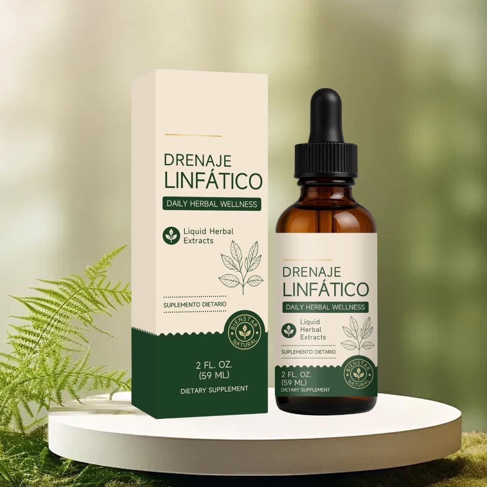 Herbal Wellness Drops - 59ml リンパドレナージドロップス デイリーハーブウェルネスリキッド ハーブエキス 栄養補助食品 体の活力を高める健康的なドロップス