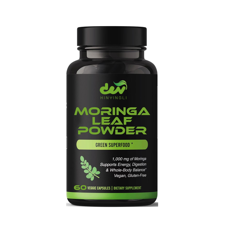 Moringa Leaf Powder - オーガニックモリンガカプセル 1000mg - 純粋モリンガ葉粉末、ベジタリアン、グルテンフリー - 60カプセル