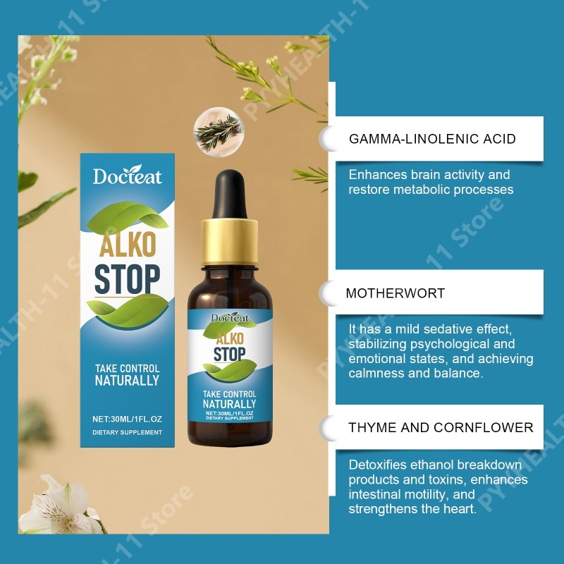 アロエベラ、ツボクサ、ウコン、タイム配合の植物エキスハーブ液 - Herbal Wellness Drops のレビューと価格