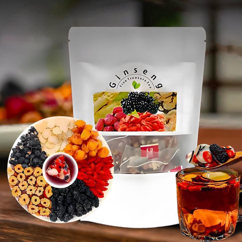 高麗人参五宝茶 天然エネルギー増強 免疫サポート ハーブウェ - Herbal Wellness Tea のレビューと価格