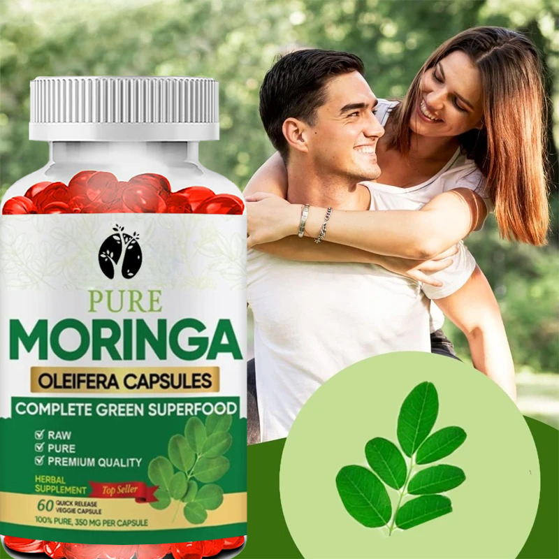 モリンガカプセル - 60カプセル 3倍高効率抗酸化物質 1 - Moringa Leaf Powder のレビューと価格