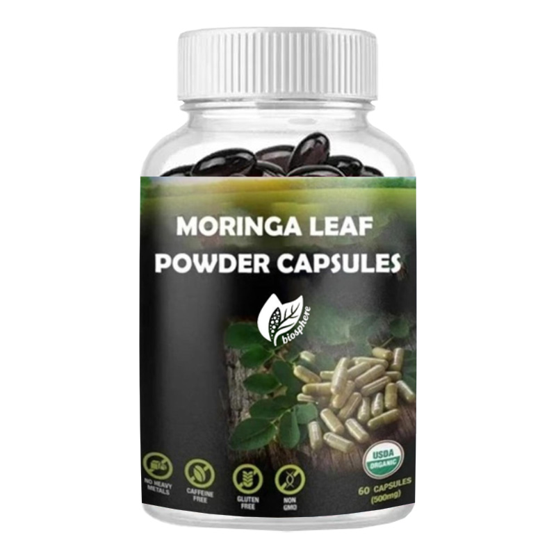 100%純粋なモリンガ葉粉末カプセル。 オーガニック認定モリ - Moringa Leaf Powder のレビューと価格