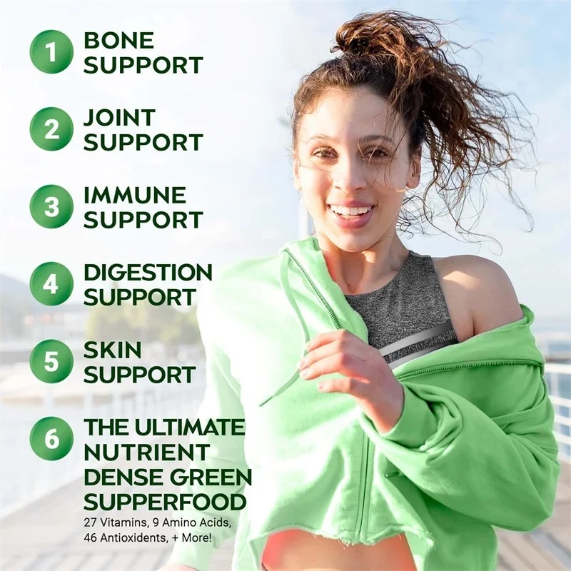 100% 純粋なモリンガ葉パウダーカプセル、抗炎症サプリメン - Moringa Leaf Powder のレビューと価格