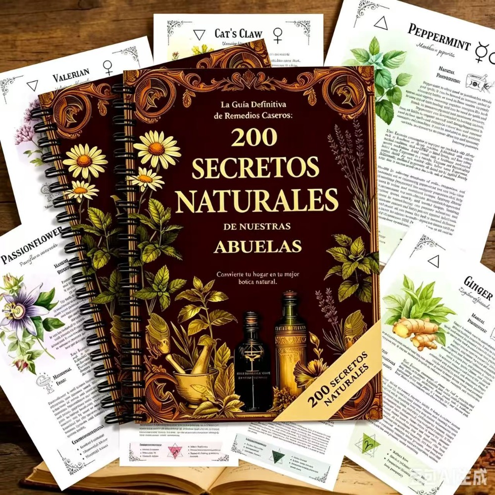 200の自然の秘密 A5 スペインの漢方薬ガイド、おばあちゃ - Herbal Wellness Remedy のレビューと価格