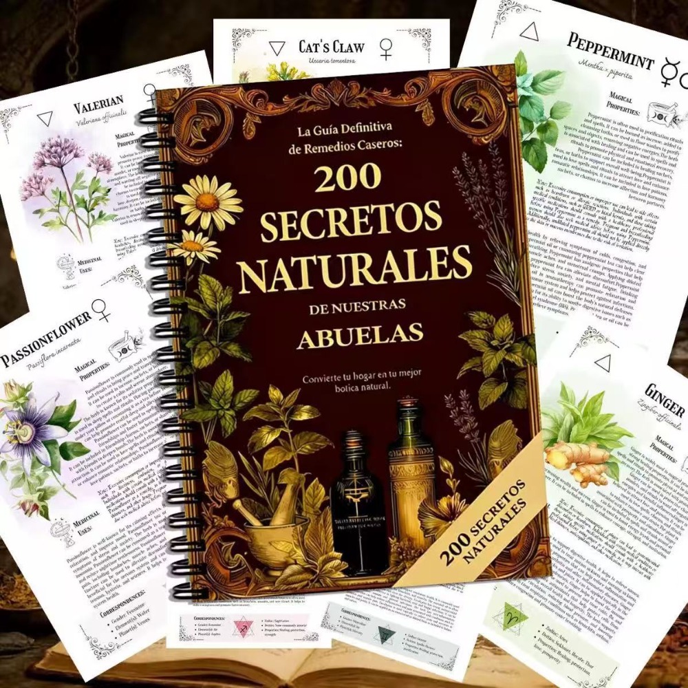 200の自然の秘密 A5 スペインの漢方薬ガイド、おばあちゃ - Herbal Wellness Remedy のレビューと価格