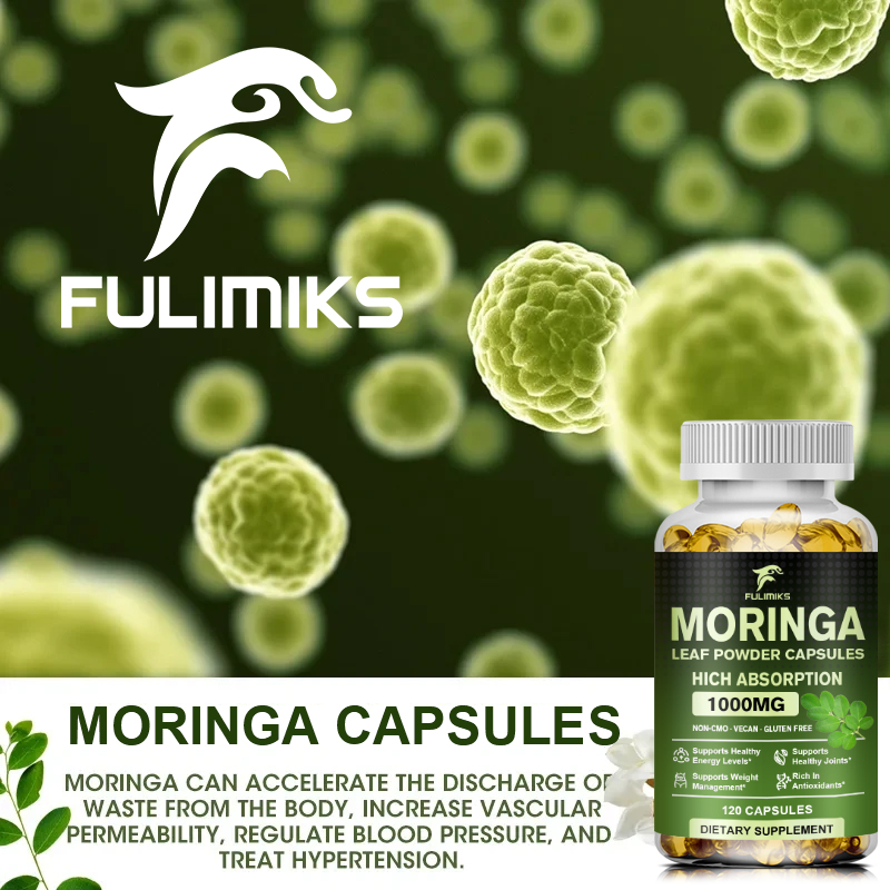 高吸収モリンガオレイフェラ1000mgカプセル、免疫、代謝、 - Moringa Leaf Powder のレビューと価格