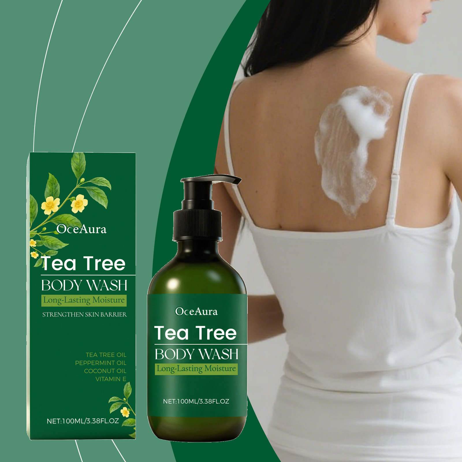 ティーツリー リフレッシュ シャワージェル 汚れをすっきり落 - Herbal Wellness Tea のレビューと価格